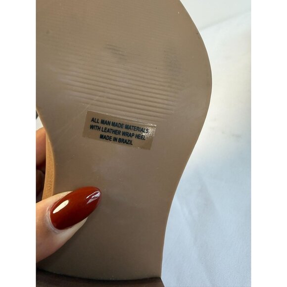 Dolce Vita Fig Womens Size 9 Cognac/Gold Snakeskin Ankle Booties Block Heel - Picture 11 of 13